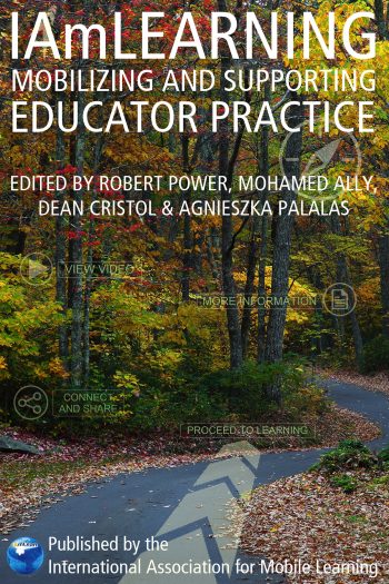 Cover image for "IAmLearning: Mobilizing and supporting educator practice" book.