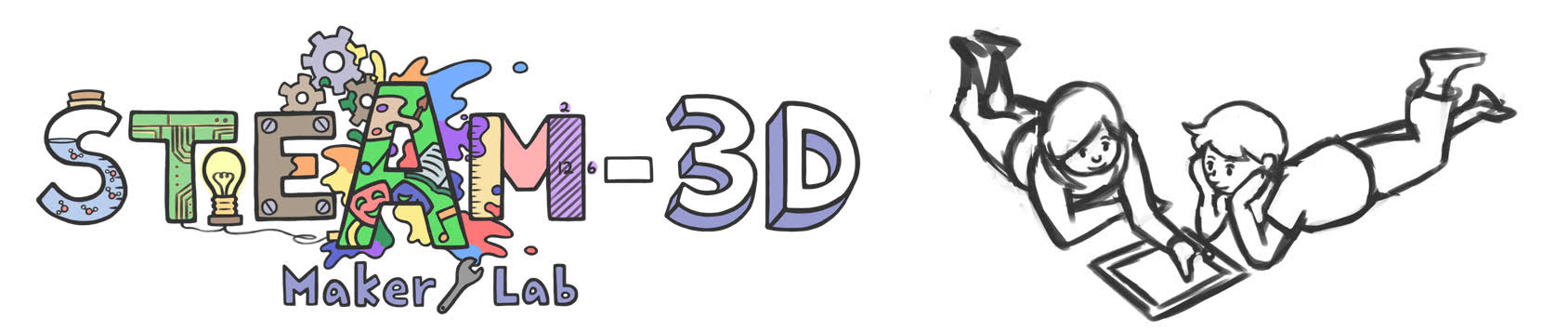 steam-3D Maker Lab Logo