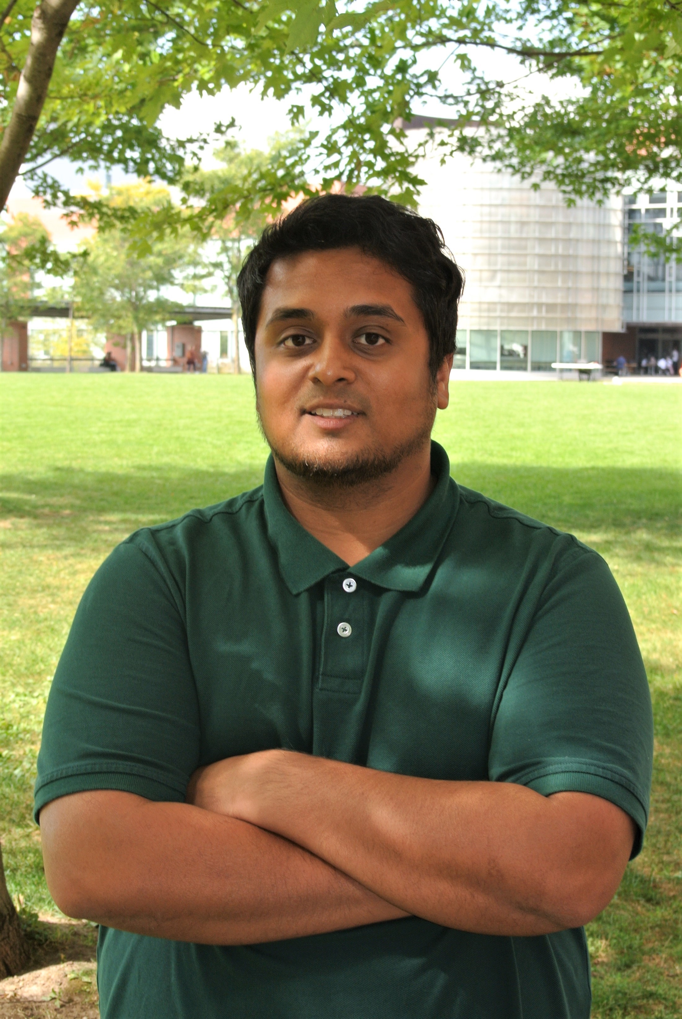 A portrait of Adwan Syed, a computer science student