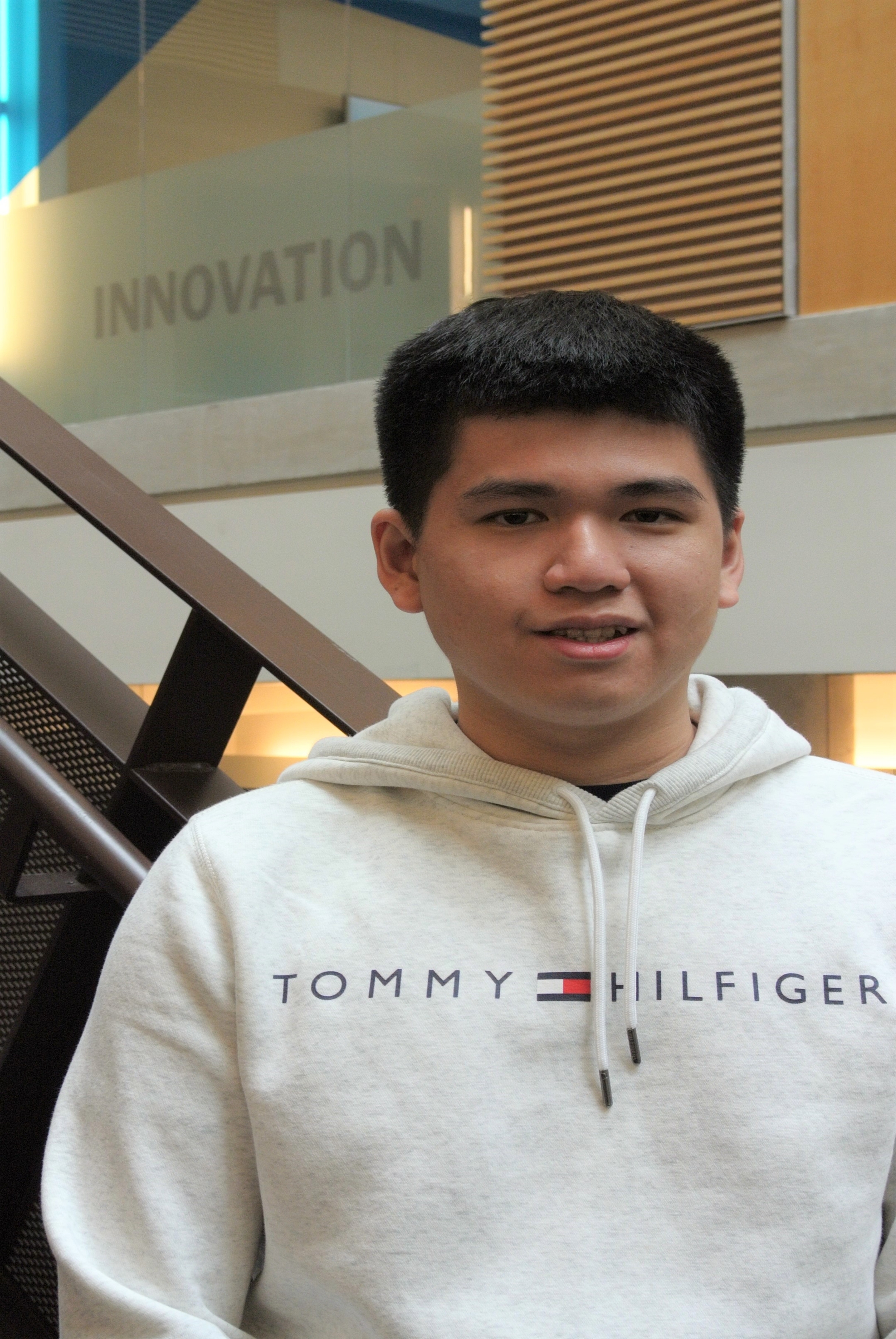 A portrait of Clyve Widjaya, a computer science student