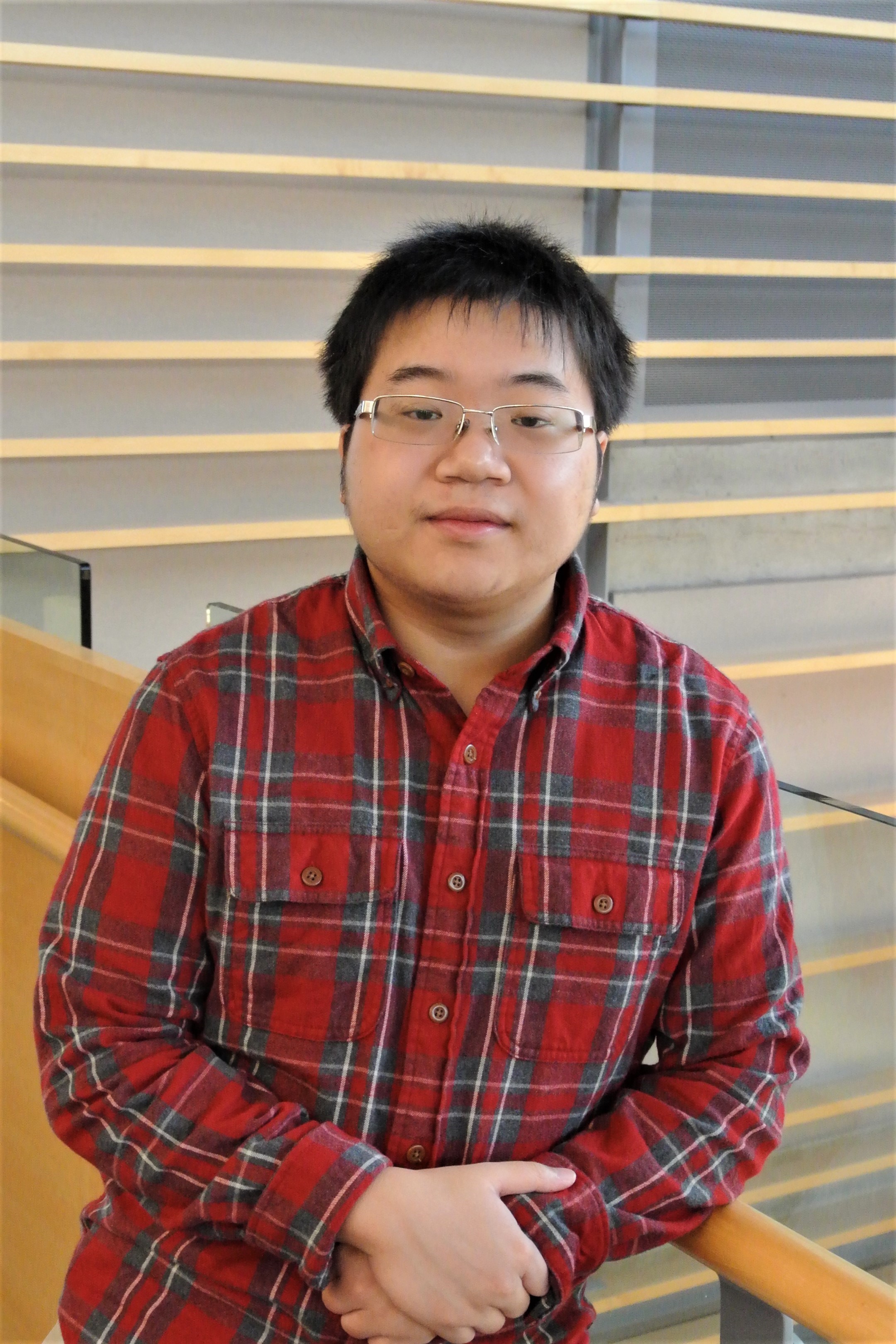 A portrait of Leon Chow, a computer science student