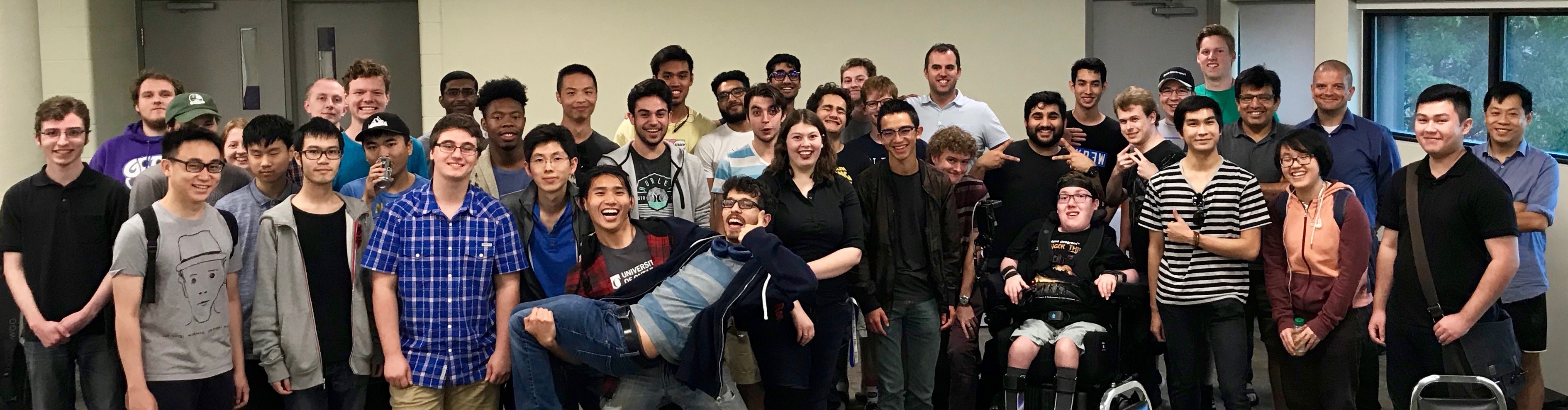 Computer Science students at the 2018 Fall Student Mixer