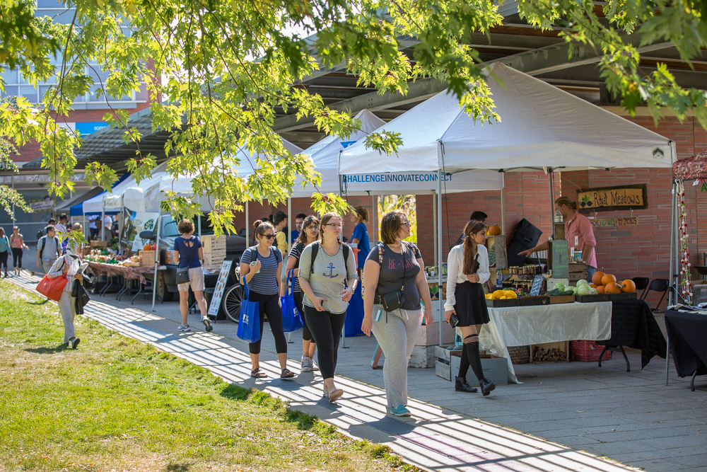 Farmers market picture for General Psychology program.
