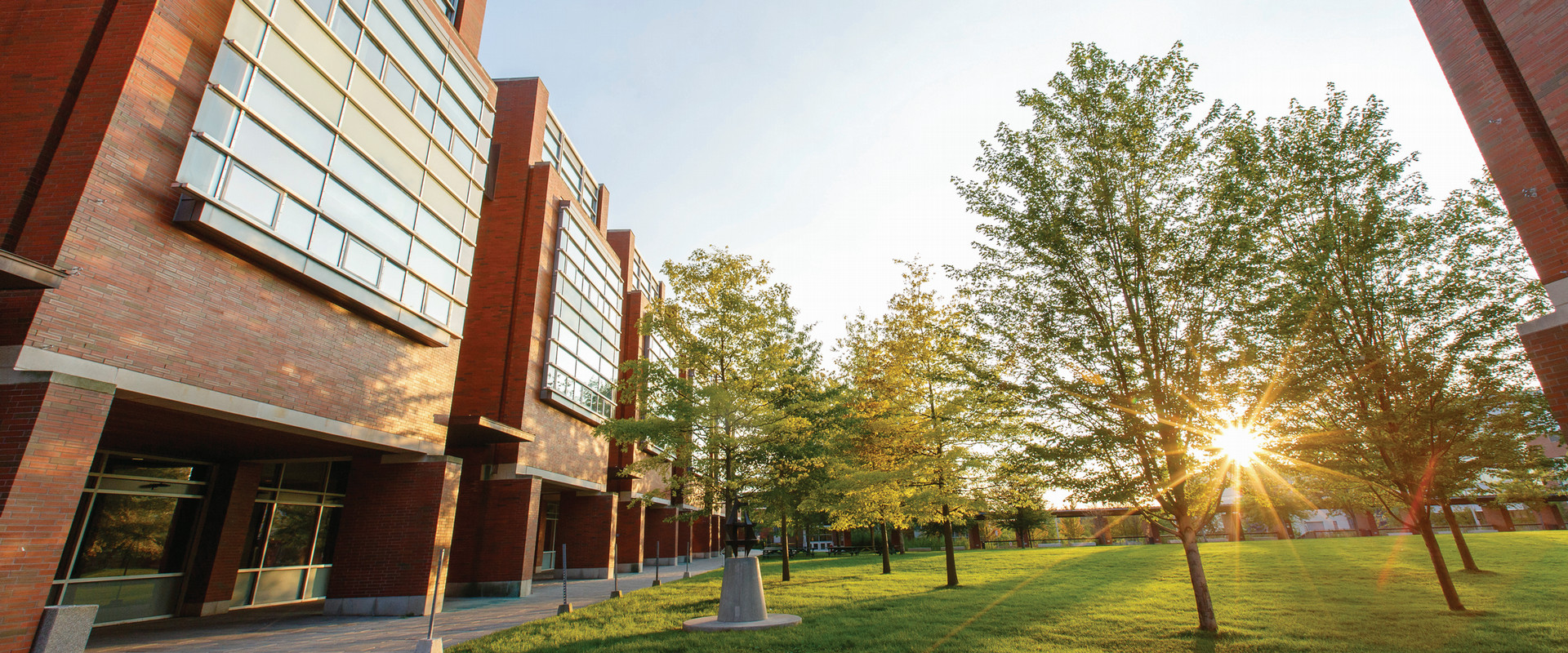 Science Building exterior and Polonsky Commons