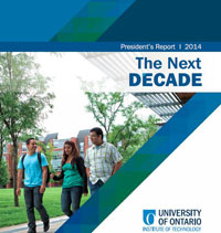 The cover of the President's Report 2014: The Next Decade