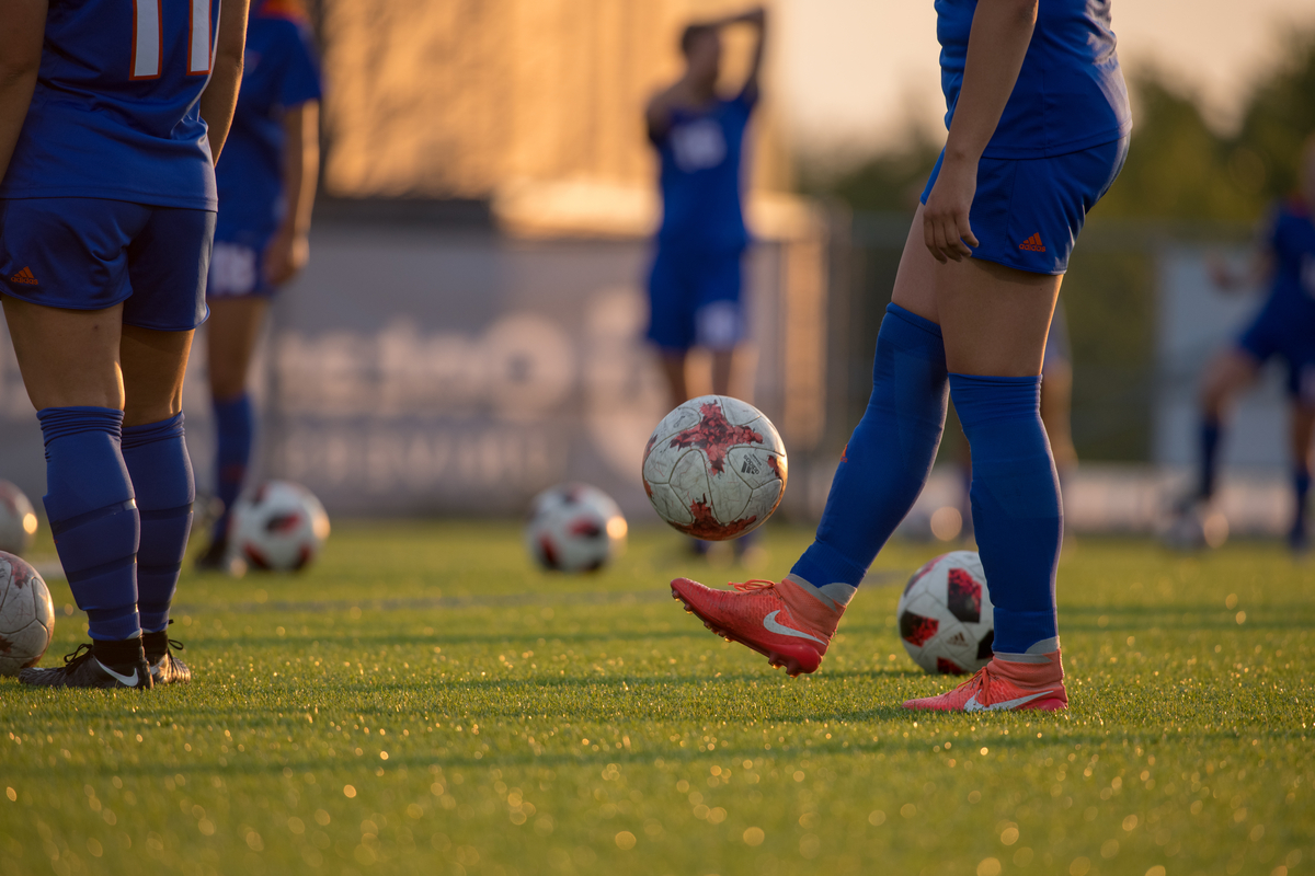 Women's soccer players