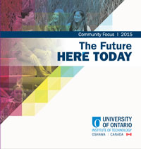 The cover of Community Focus 2015: The Future Here Today